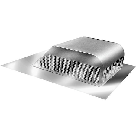 Roof Louver, 18 In L, 2012 In W, Aluminum, Mill